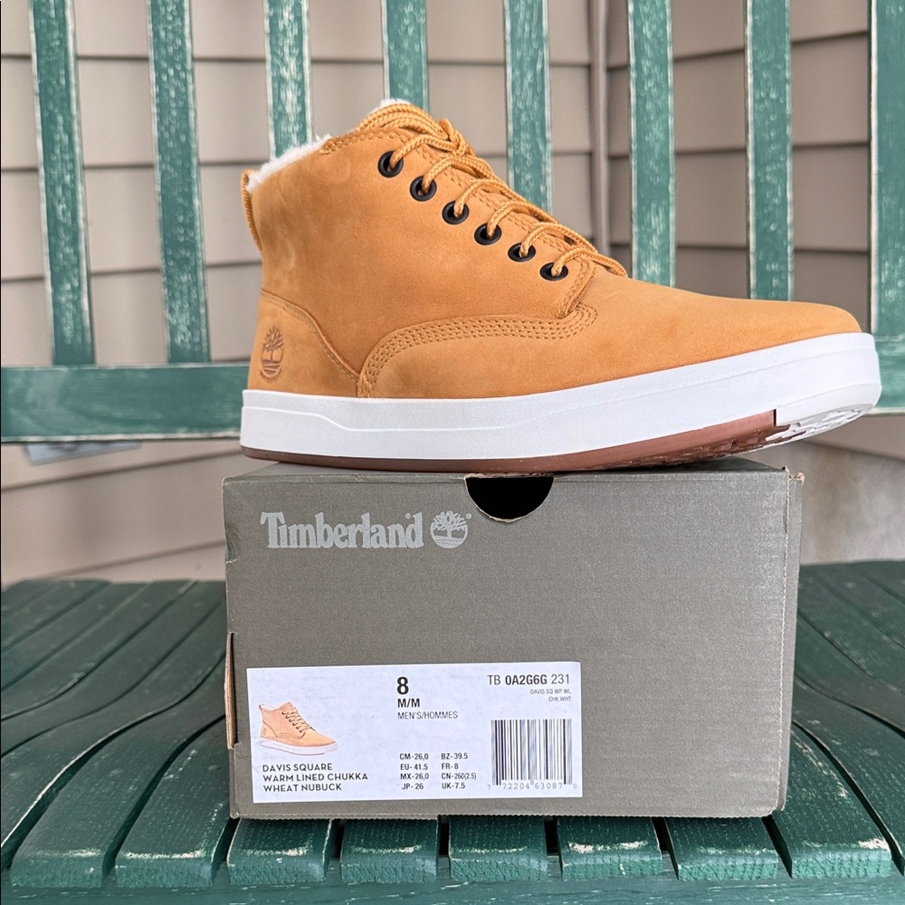 Timberland Men's Davis Square Warm Lined Chukkas